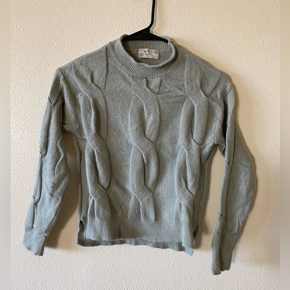Green Knit Top
